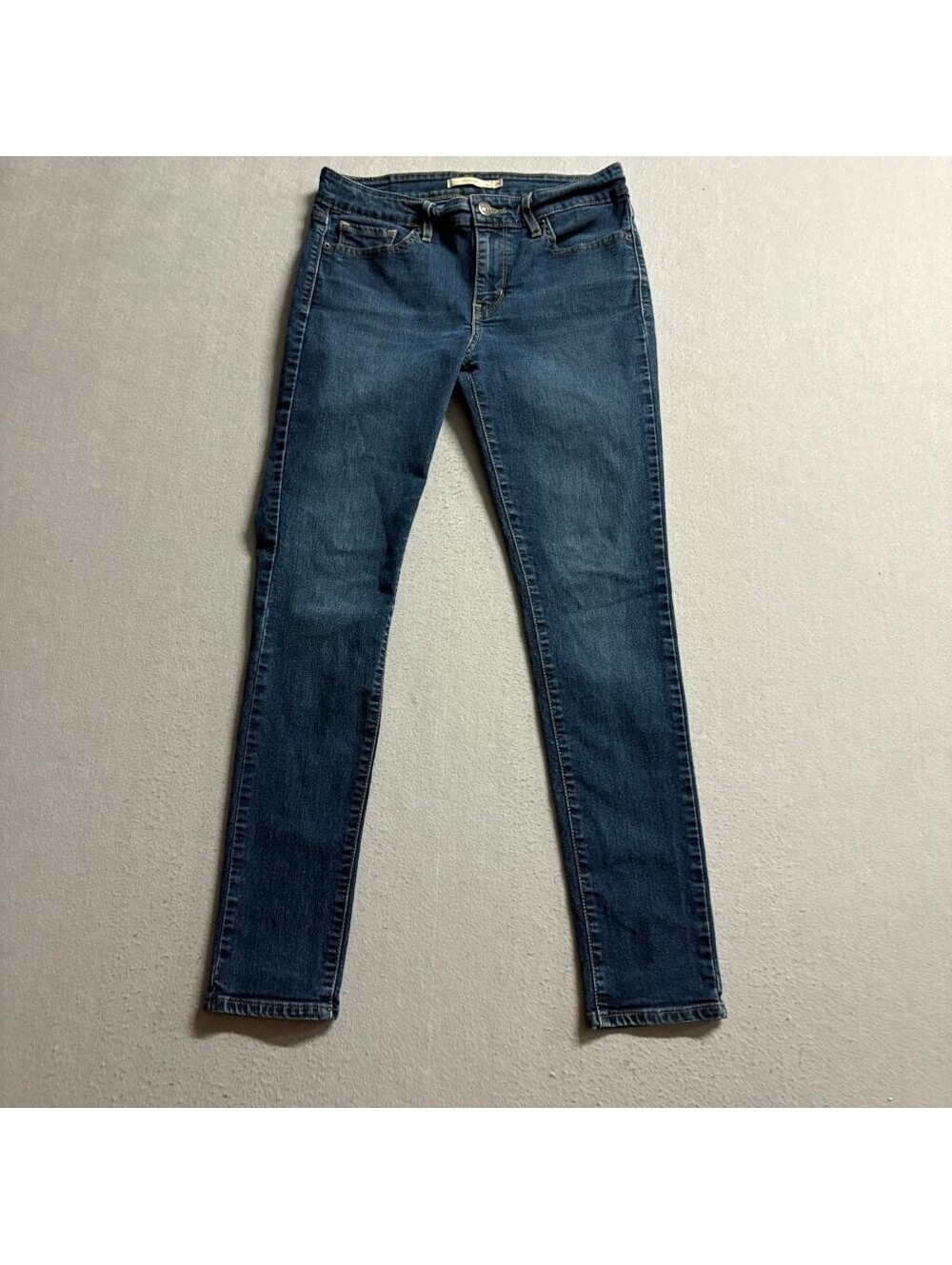 Levi's 711 Skinny Jeans Womens 26 Blue Denim Medium Wash Stretch Pants W26 L28